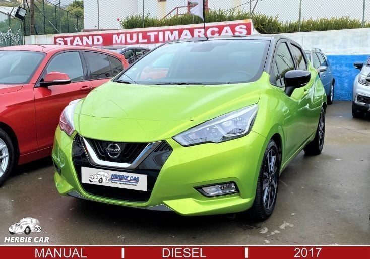Usado Nissan Micra Tekna 90 HP (66 kW) 2017 Verde Citadino