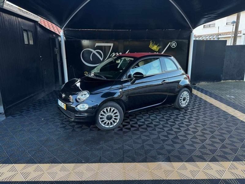 Preto Usado 2018 Fiat 500C Collezione Cabrios | € 14.900 (Preço justo) - Imagem 1/4