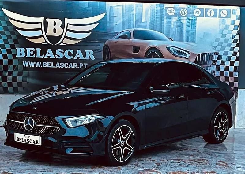 Preto Usado 2021 Mercedes A250 AMG line Sedan | € 27.250 (Bom preço) - Imagem 1/4