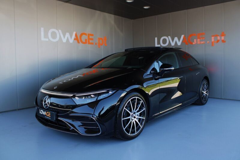 Preto Usado 2022 Mercedes EQS450+ Sedan | € 67.480 - Imagem 1/4