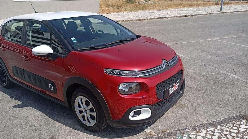 Vermelho Usado 2019 Citroën C3 Citadino | € 10.950 (Bom preço) - Imagem 1/4