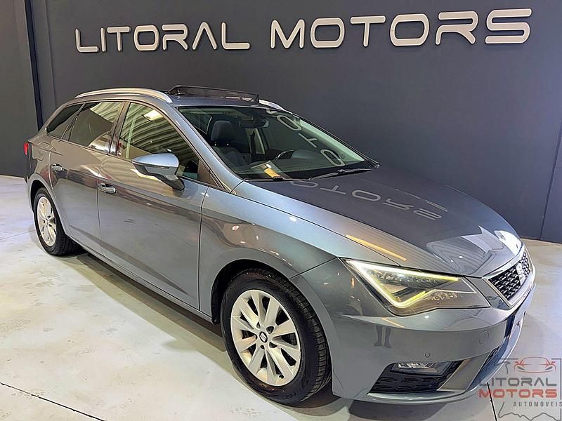 Usado Seat Leon XCELLENCE 115 HP (84 kW) 2018 Cinza Carrinha