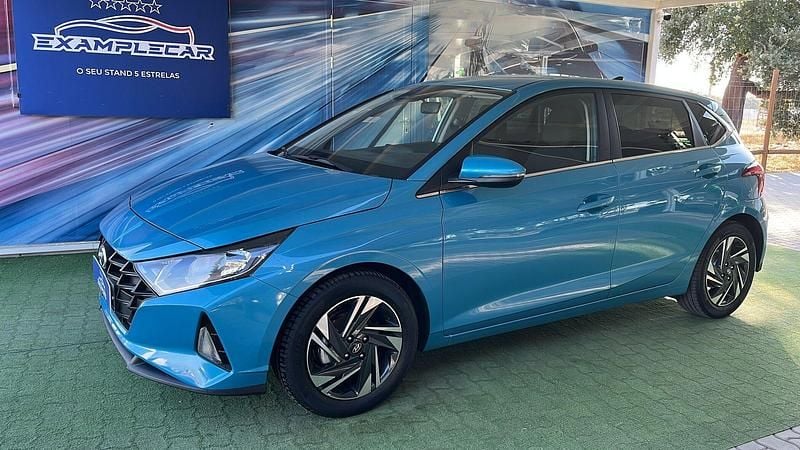 Usado Hyundai i20 Comfort 84 HP (61 kW) 2022 Azul Citadino