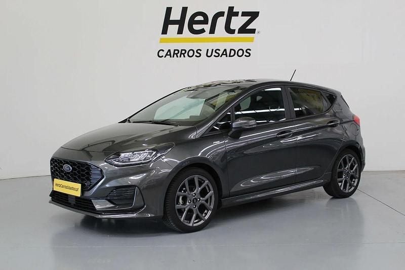 Cinza Usado 2023 Ford Fiesta ST-Line Citadino | € 16.390 (Preço justo) - Imagem 1/3