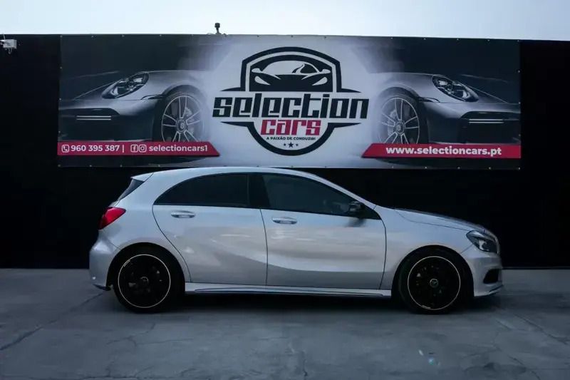Usado Mercedes A180 AMG line 109 HP (80 kW) 2015 Cinza prata