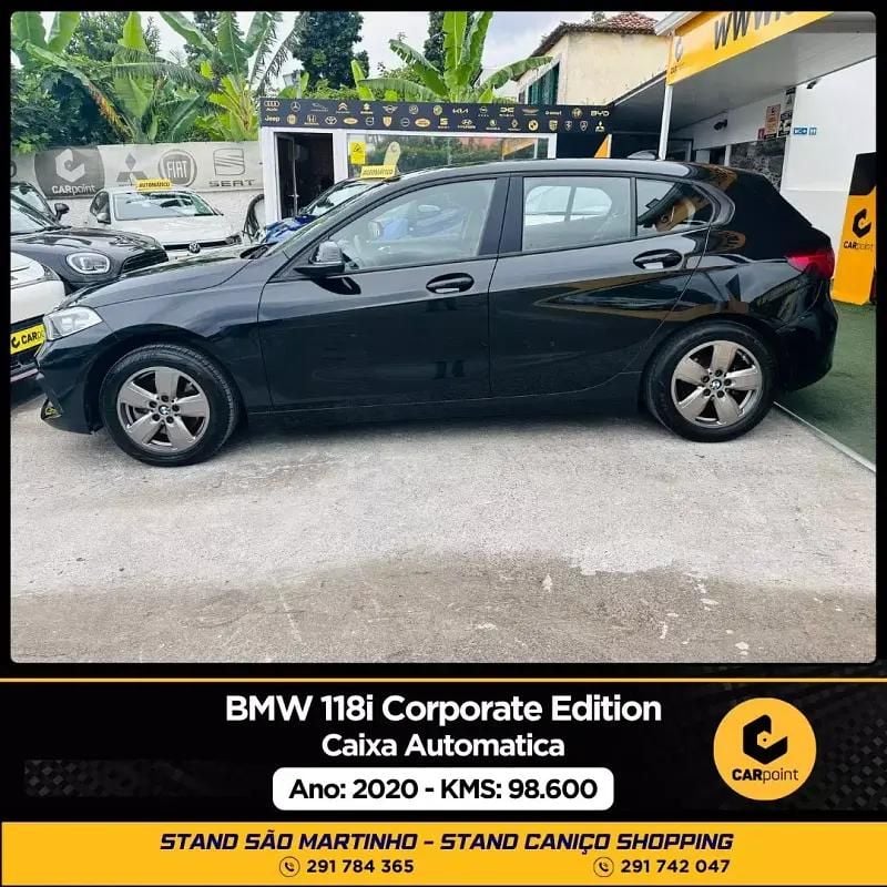 Usado BMW 118 140 HP (102 kW) 2020 Preto Citadino