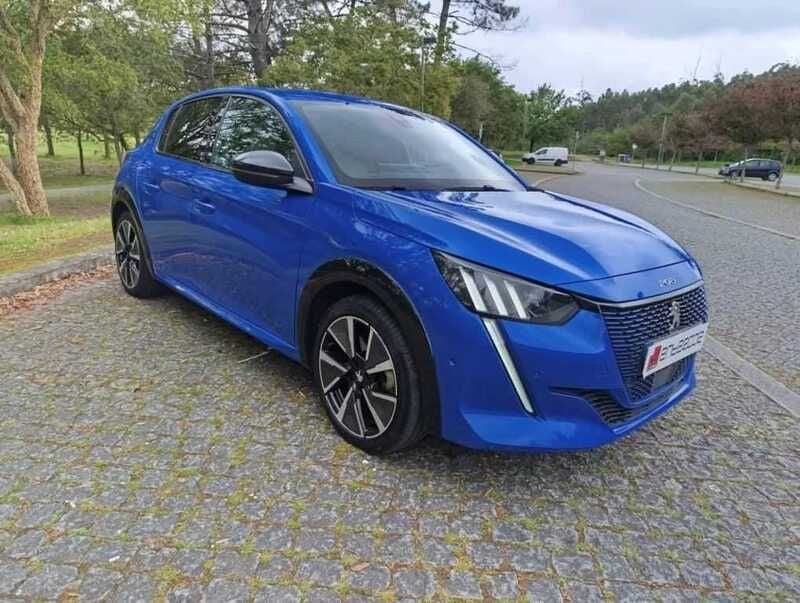 Azul Usado 2019 Peugeot e-208 GT-line Citadino | € 16.500 (Bom preço) - Imagem 1/4