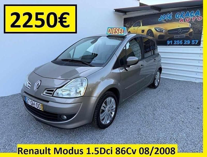 Cinzento Usado 2008 Renault Modus Monovolume | € 2.250 (Preço justo) - Imagem 1/4