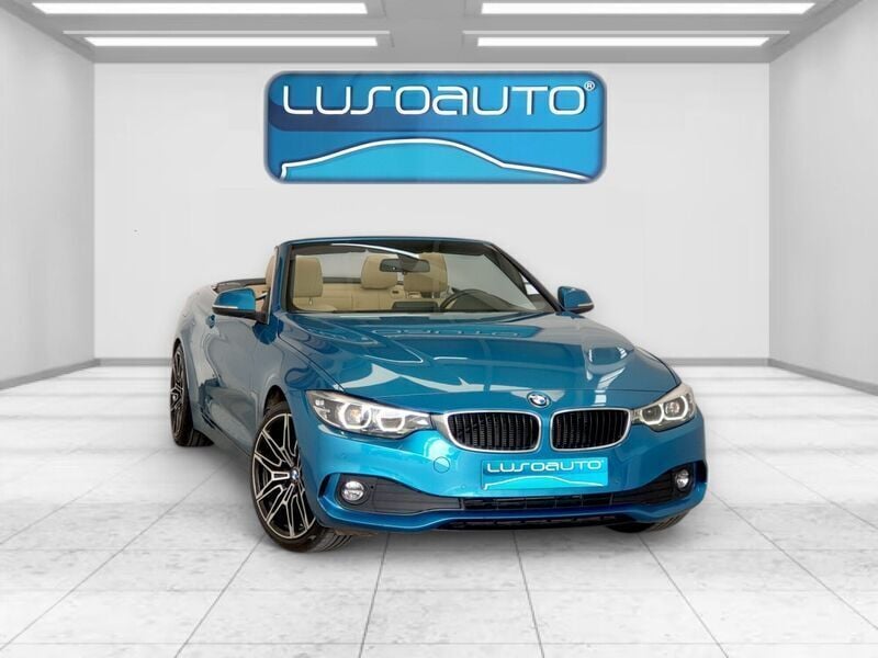 Usado BMW 420 190 HP (139 kW) 2020 Azul Cabrios