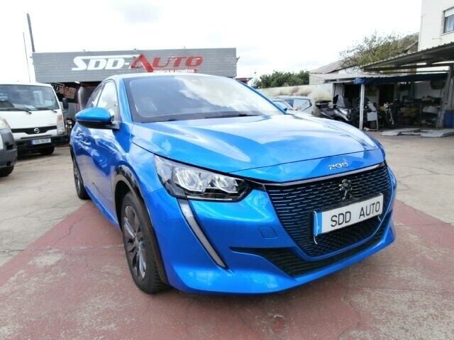 Azul Usado 2021 Peugeot e-208 Citadino | € 19.500 (Preço elevado) - Imagem 1/4