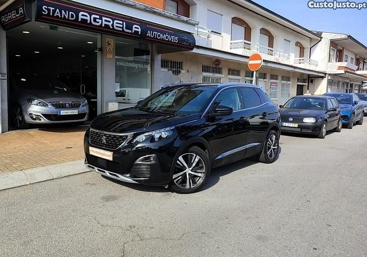 Preto Usado 2020 Peugeot 3008 GT-line SUV | € 20.000 (Bom preço) - Imagem 1/1
