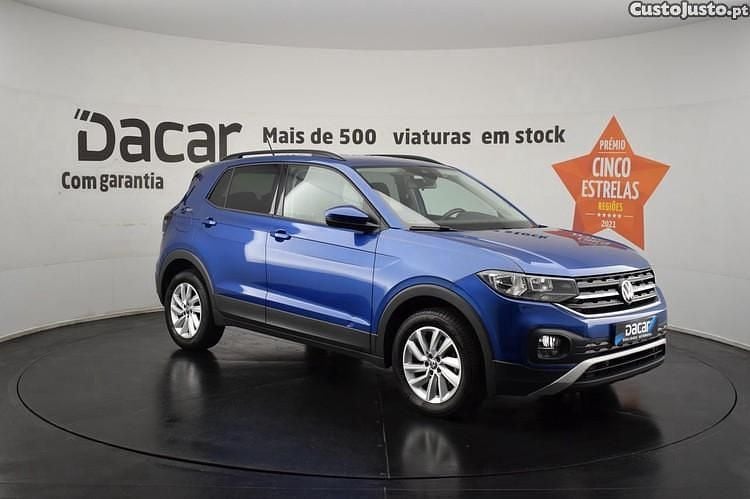 Azul Usado 2022 VW T-Cross Life SUV | € 15.199 (Preço justo) - Imagem 1/1