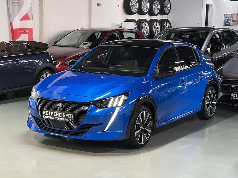 Azul Usado 2021 Peugeot 208 GT Citadino | € 17.990 (Preço elevado) - Imagem 1/4