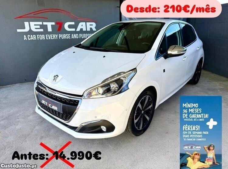 Branco Usado 2019 Peugeot 208 Citadino | € 13.990 (Caro) - Imagem 1/1