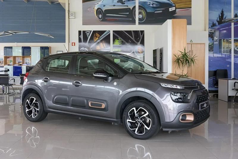 Cinzento metalizado Usado 2023 Citroën C3 PureTech Citadino | € 15.900 (Preço justo) - Imagem 1/4