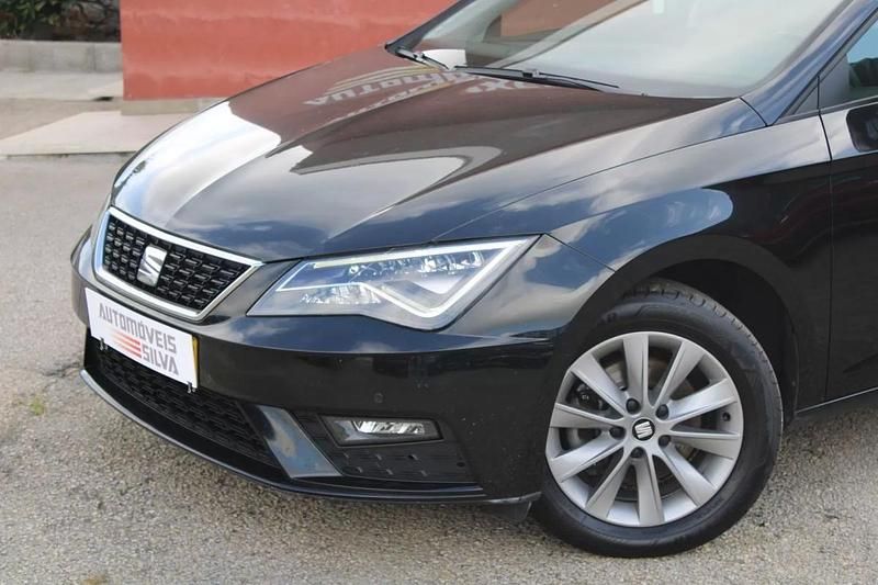 Usado Seat Leon ST Style 115 HP (84 kW) 2018 Preto Carrinha