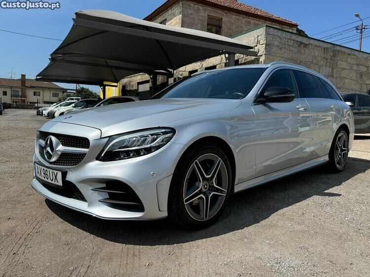 Cinza Usado 2019 Mercedes C200 AMG line Carrinha | € 29.490 (Preço justo) - Imagem 1/1
