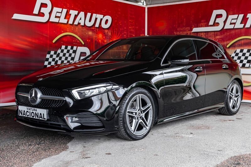 Preto Usado 2019 Mercedes A180 AMG line | € 29.400 (Caro) - Imagem 1/4
