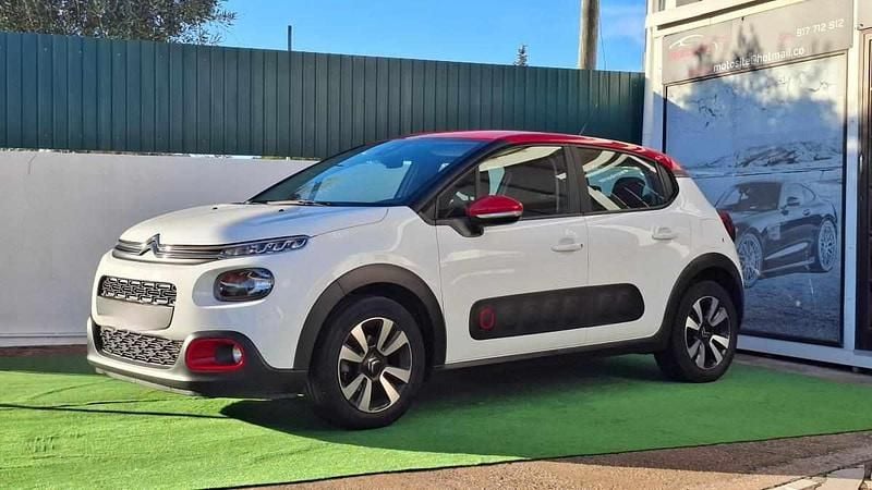 Branco Usado 2019 Citroën C3 PureTech Citadino | € 12.500 (Preço justo) - Imagem 1/4