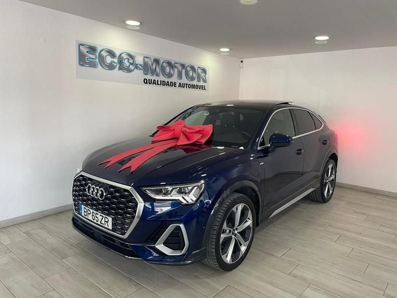 Azul Usado 2021 Audi Q3 SUV | € 39.900 (Preço elevado) - Imagem 1/4