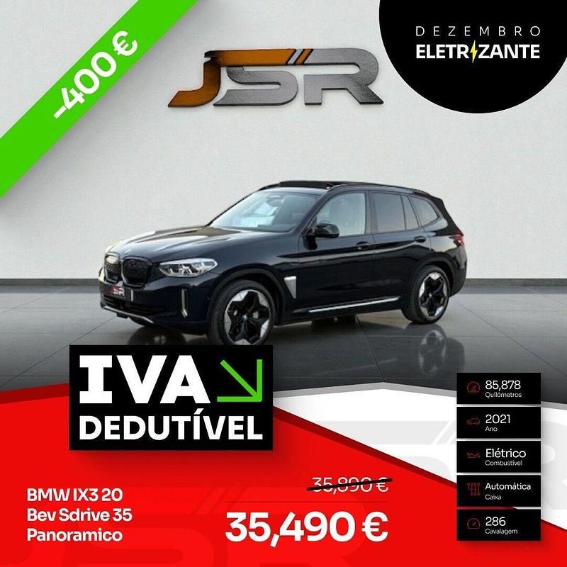 Preto Usado 2021 BMW iX3 Performance SUV | € 35.490 (Preço elevado) - Imagem 1/4