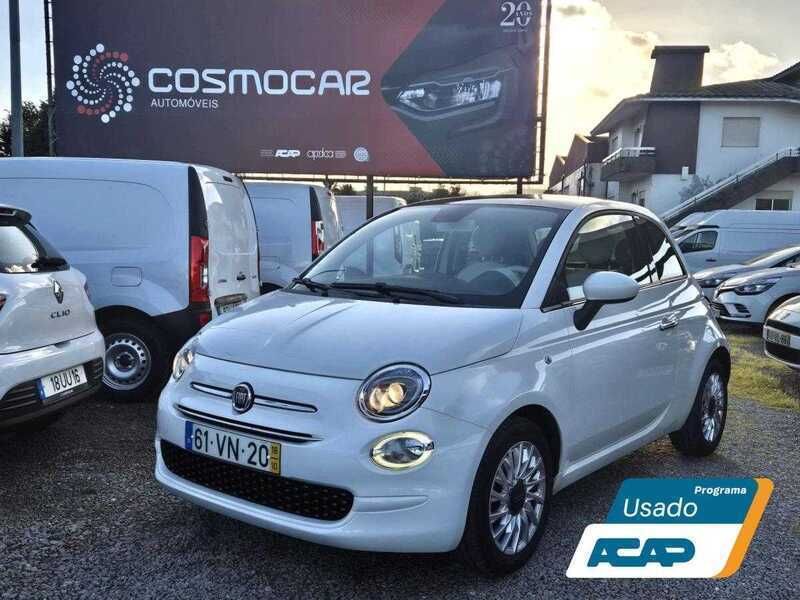 Branco Usado 2018 Fiat 500 Lounge Sedan | € 10.900 (Preço justo) - Imagem 1/4