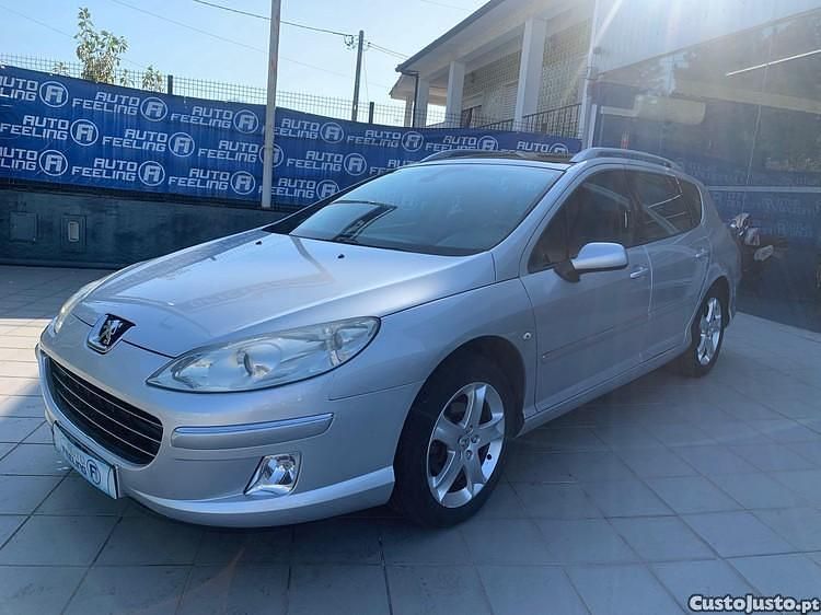 Cinza Usado 2008 Peugeot 407 Carrinha | € 3.900 (Preço justo) - Imagem 1/1