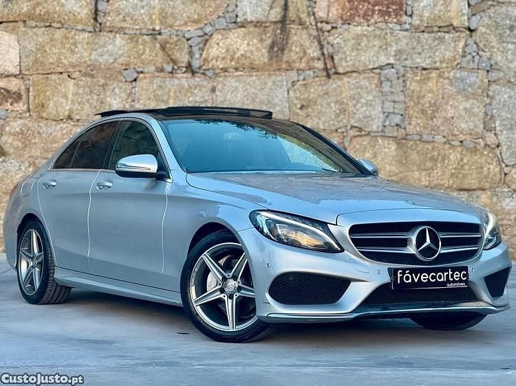 Cinza Usado 2018 Mercedes C180 AMG line Carrinha | € 21.250 (Bom preço) - Imagem 1/1