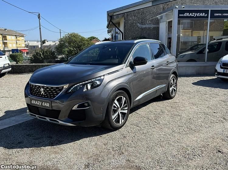 Cinza Usado 2016 Peugeot 3008 GT-line SUV | € 17.500 (Preço justo) - Imagem 1/1