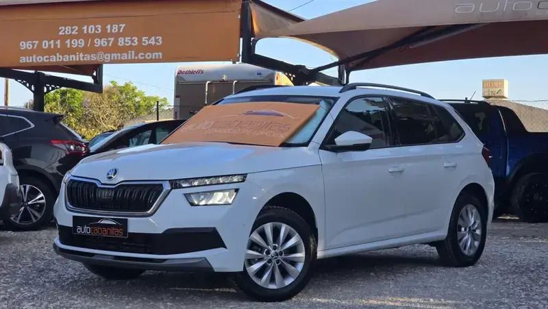 Branco Usado 2021 Skoda Kamiq Ambition SUV | € 17.500 (Preço justo) - Imagem 1/4