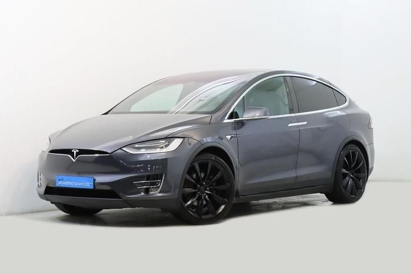 Cinzento Usado 2020 Tesla Model X SUV | € 46.500 (Preço justo) - Imagem 1/4