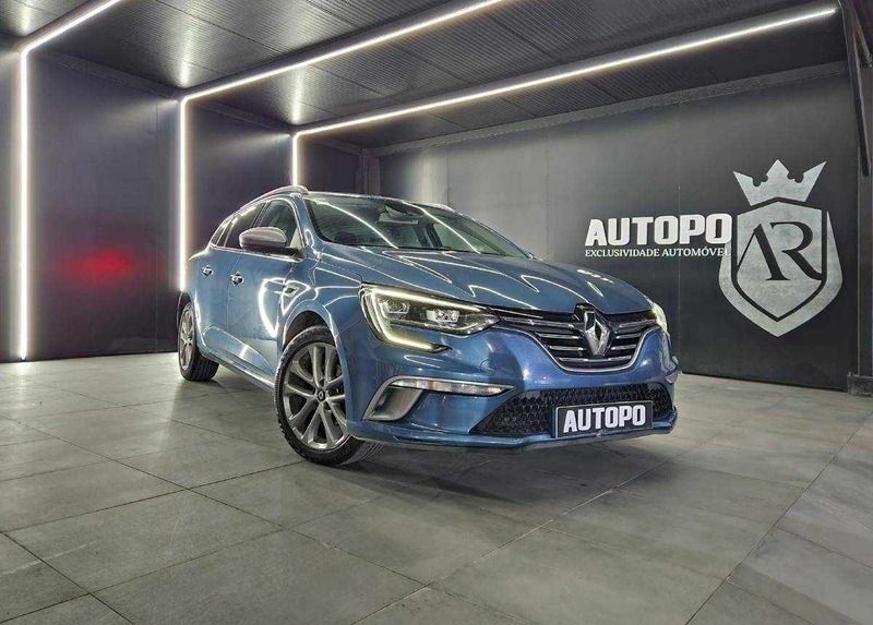 Azul Usado 2017 Renault Mégane GT Line GT-Line Carrinha | € 15.900 (Preço justo) - Imagem 1/4
