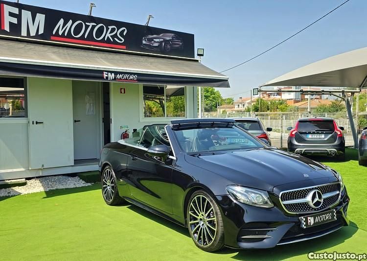 Preto Usado 2017 Mercedes E220 AMG line Cabrios | € 42.990 (Preço elevado) - Imagem 1/1