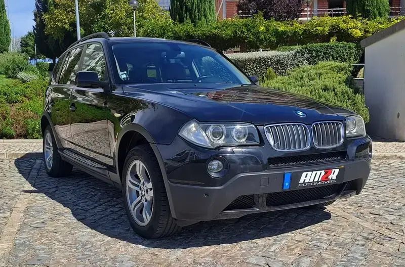 Azul Usado 2008 BMW X3 SUV | € 12.490 (Preço elevado) - Imagem 1/4