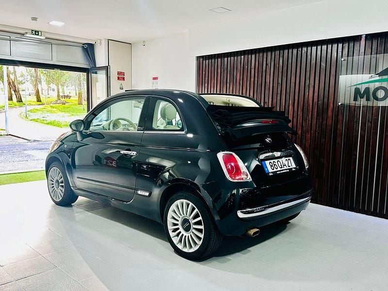 Usado Fiat 500C Lounge 95 HP (69 kW) 2015 Preto Cabrios