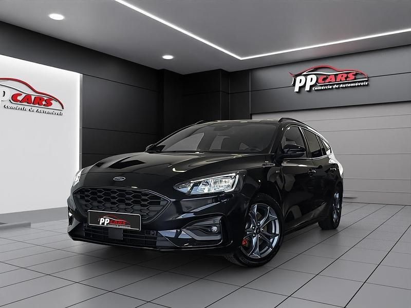 Preto Usado 2019 Ford Focus ST-Line Carrinha | € 15.750 (Preço justo) - Imagem 1/4