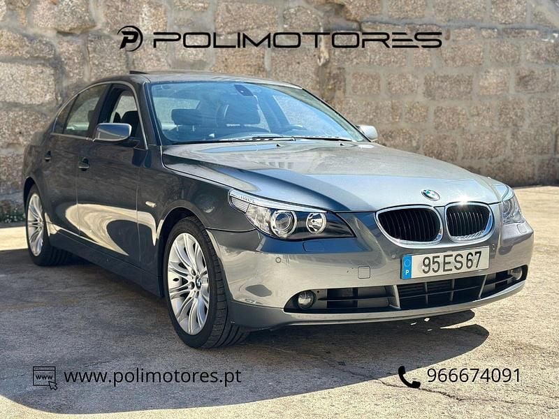 Cinza Usado 2006 BMW 520 Sedan | € 8.000 (Preço justo) - Imagem 1/4