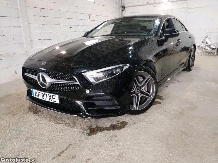 Preto Usado 2021 Mercedes CLS220 AMG line Coupé | € 53.600 - Imagem 1/1