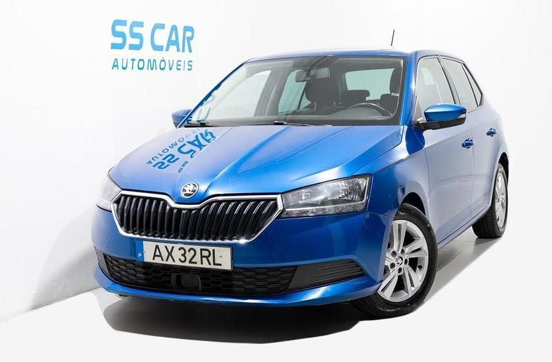 Azul Usado 2021 Skoda Fabia Style | € 10.350 (Bom preço) - Imagem 1/4