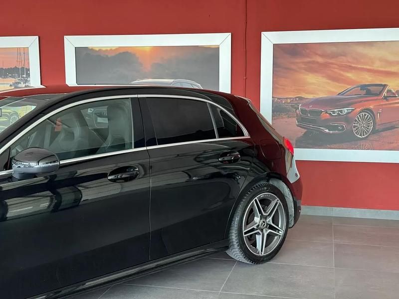 Usado Mercedes A180 AMG line 116 HP (85 kW) 2020 Preto Citadino