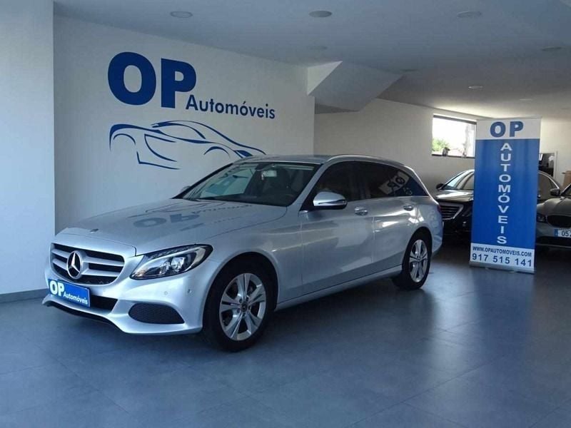 Cinzento (metalizado) Usado 2018 Mercedes C220 Carrinha | € 25.950 (Preço elevado) - Imagem 1/4