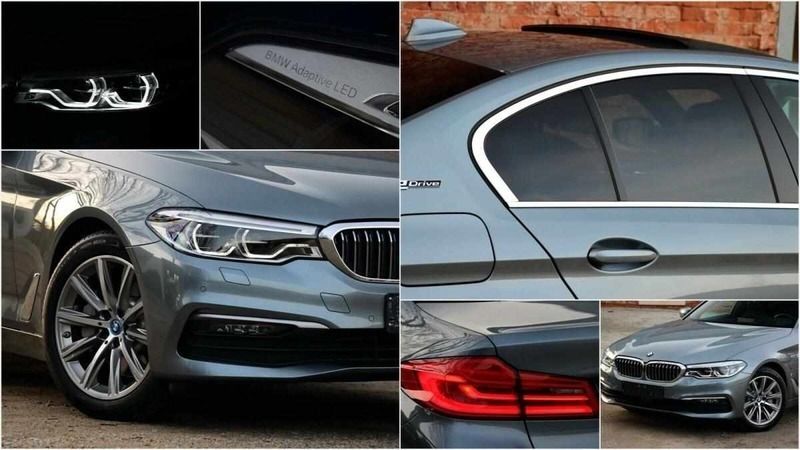 Cinzento Usado 2018 BMW 530e Sedan | € 31.500 - Imagem 1/4