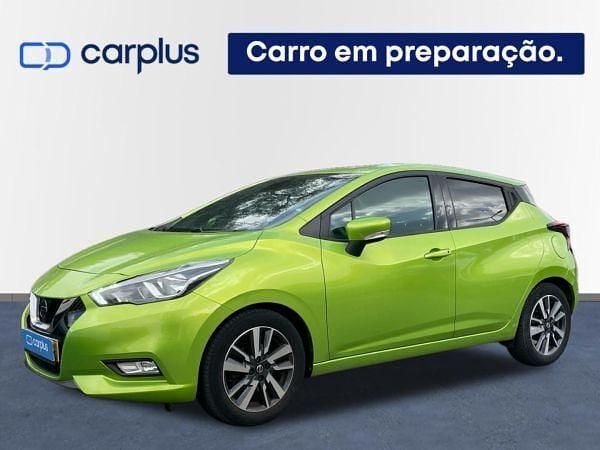 Verde Usado 2018 Nissan Micra N-Connecta Citadino | € 13.390 (Preço justo) - Imagem 1/3
