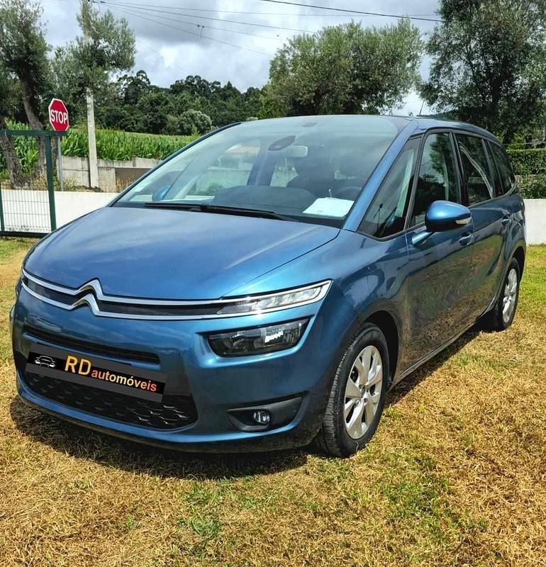Azul Usado 2016 Citroën Grand C4 Picasso Monovolume | € 12.500 (Bom preço) - Imagem 1/4