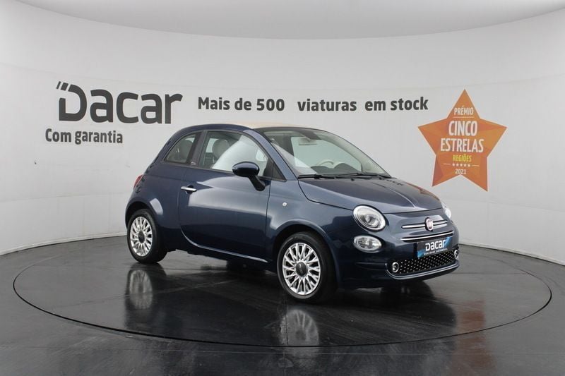 Usado Fiat 500C Lounge 70 HP (51 kW) 2020 Azul Cabrios
