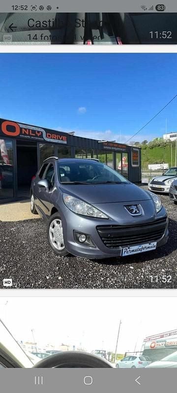 Usado Peugeot 207 95 HP (69 kW) 2010 Cinzento Carrinha