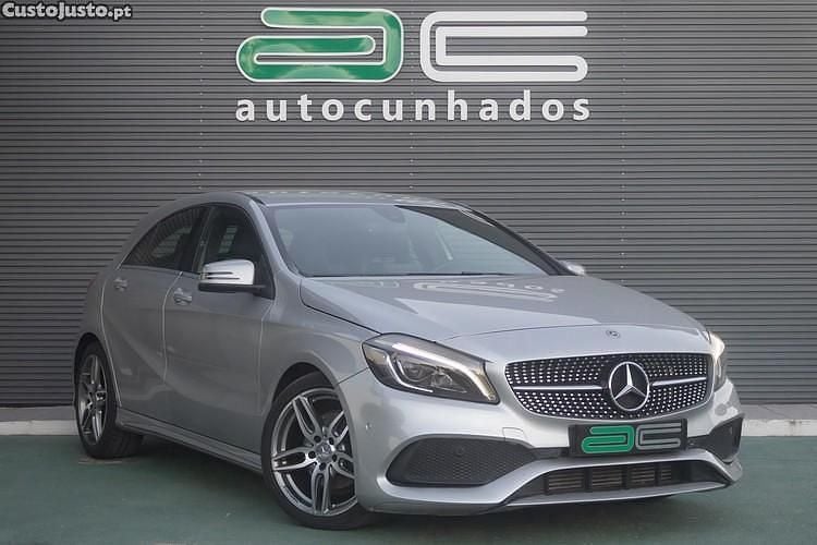 Usado Mercedes A180 AMG line 109 HP (80 kW) 2016 Cinza Citadino