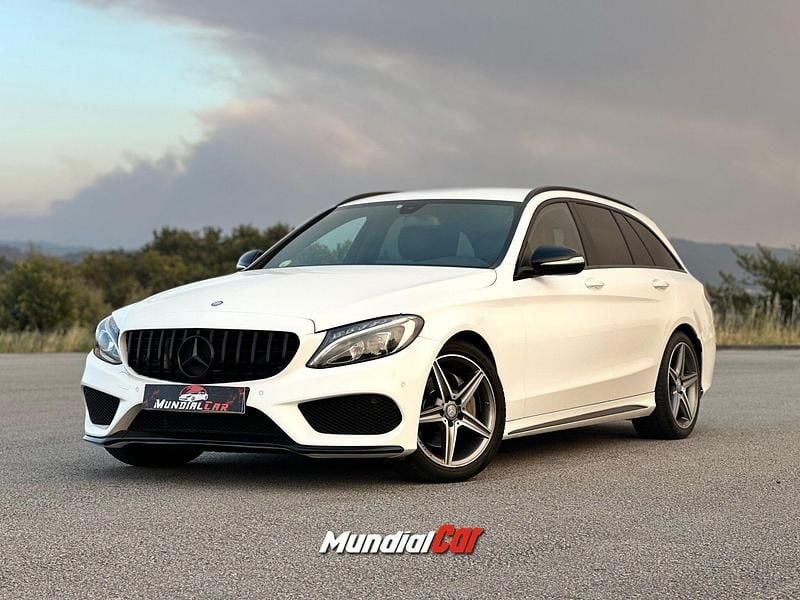 Branco Usado 2015 Mercedes C220 AMG line Carrinha | € 25.990 - Imagem 1/4