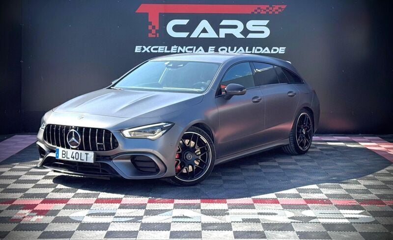 Cinza Usado 2020 Mercedes CLA45 AMG Shooting Brake AMG Carrinha | € 67.900 - Imagem 1/4