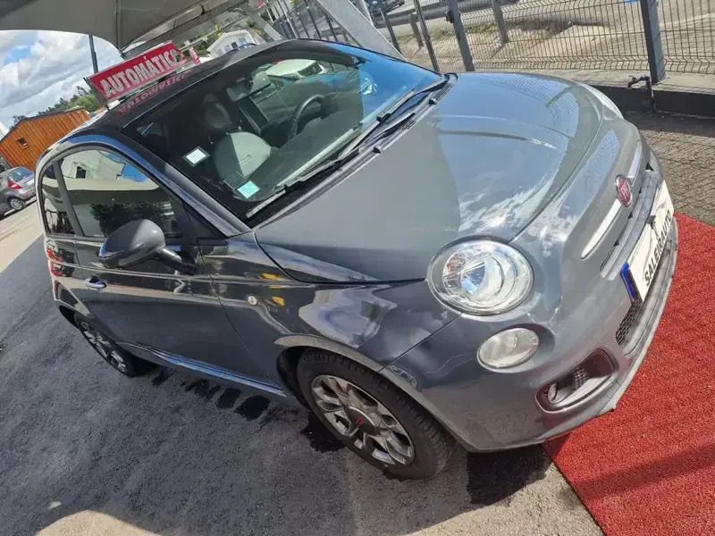 Cinzento Usado 2015 Fiat 500 S Citadino | € 13.000 (Preço elevado) - Imagem 1/4